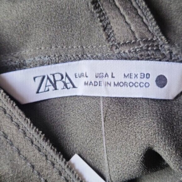 ZARA Satin Tank Top NWT Sz Large - Picture 7 of 8